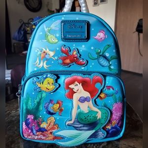 Loungefly The Little Mermaid Under The Sea Exclusive Mini Backpack